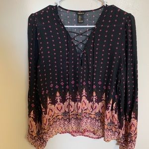 Forever 21 blouse, size large